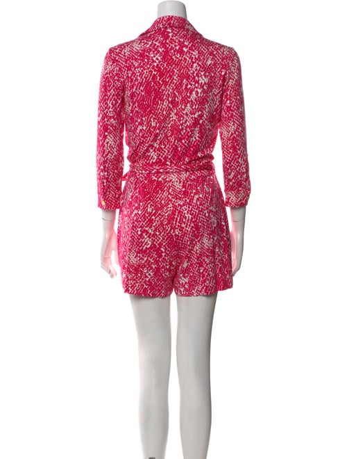 Diane von Furstenberg Animal Print Romper