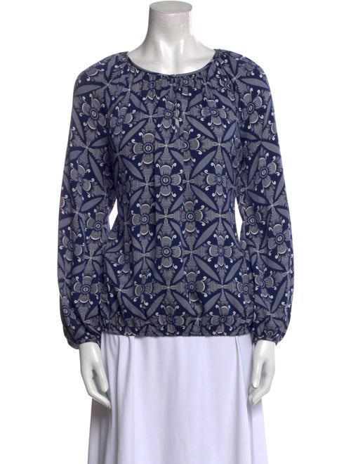 Diane von Furstenberg Silk Printed Blouse