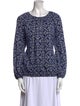 Diane von Furstenberg Silk Printed Blouse