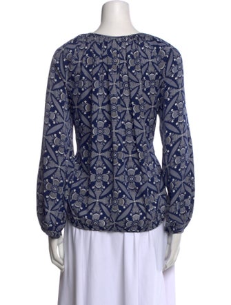 Diane von Furstenberg Silk Printed Blouse