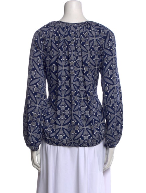 Diane von Furstenberg Silk Printed Blouse