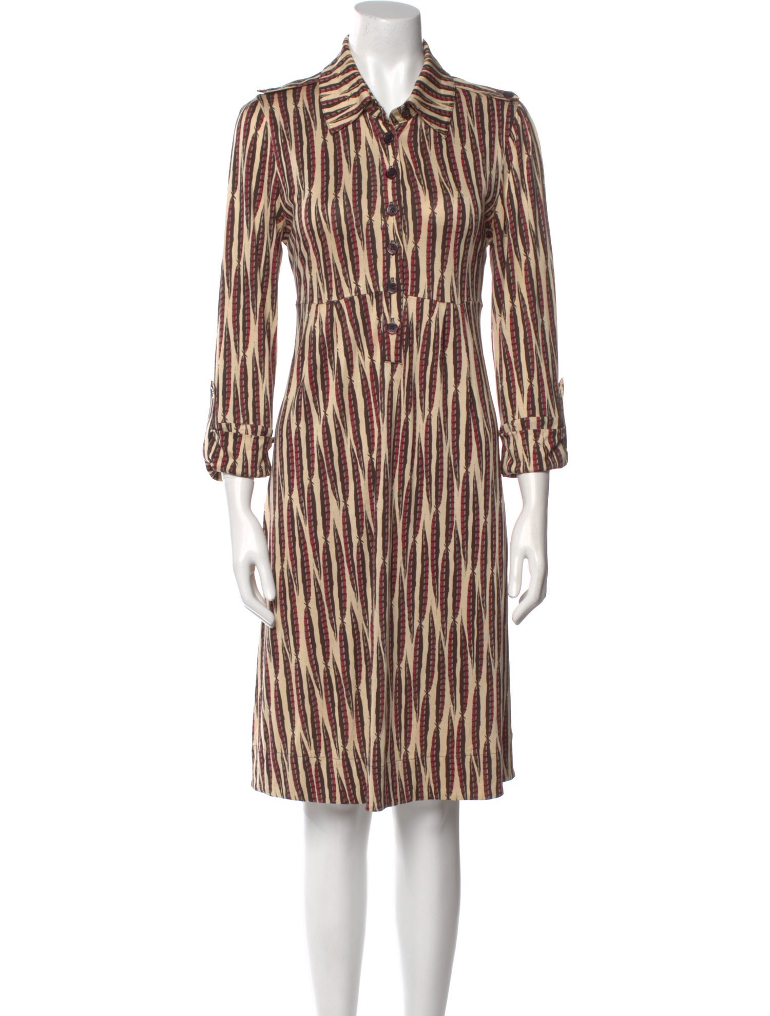 Diane von Furstenberg Silk Knee-Length Dress