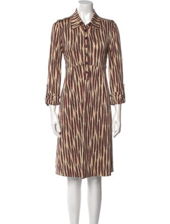 Diane von Furstenberg Silk Knee-Length Dress