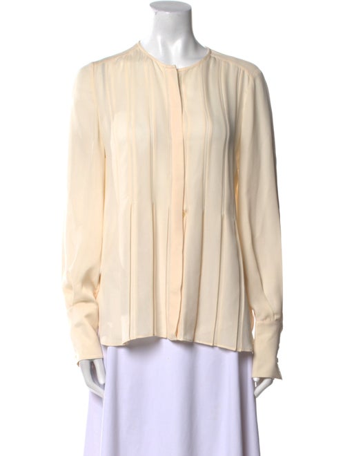 Diane von Furstenberg Silk Crew Neck Blouse