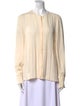 Diane von Furstenberg Silk Crew Neck Blouse