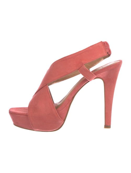 Diane von Furstenberg Suede Slingback Sandals
