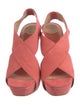 Diane von Furstenberg Suede Slingback Sandals