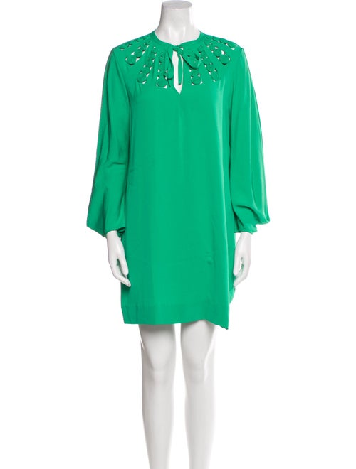Diane von Furstenberg Crew Neck Mini Dress