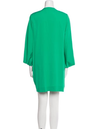 Diane von Furstenberg Crew Neck Mini Dress