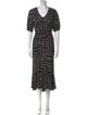 Diane von Furstenberg Printed Midi Length Dress