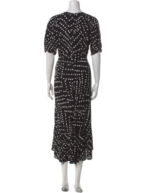 Diane von Furstenberg Printed Midi Length Dress