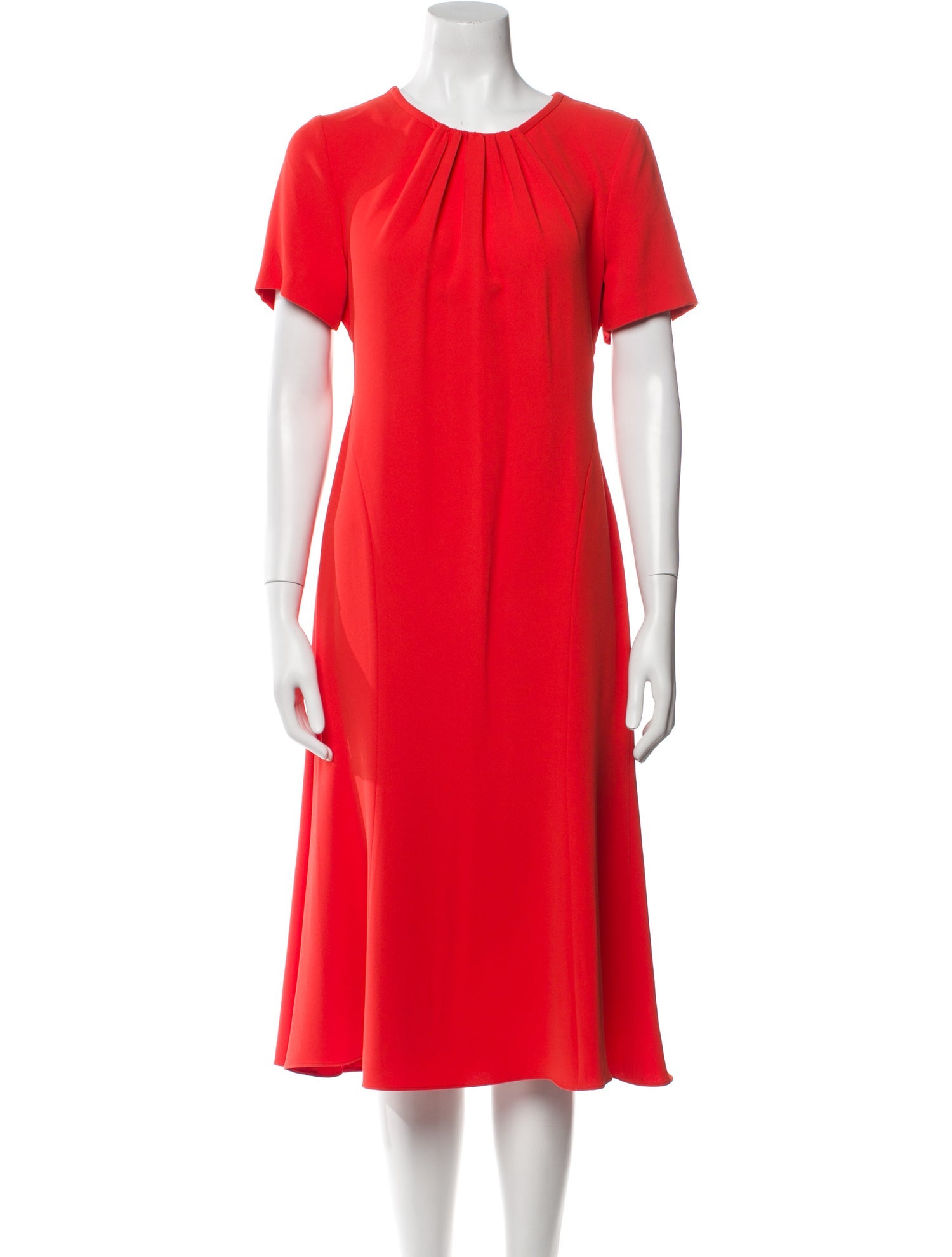 Diane von Furstenberg Crew Neck Midi Length Dress