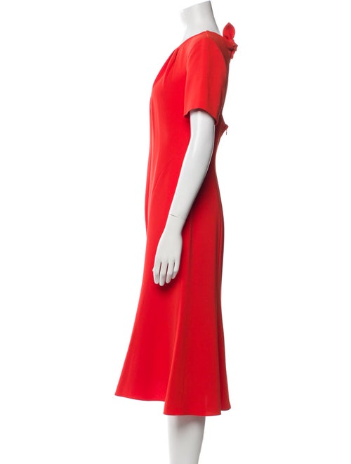 Diane von Furstenberg Crew Neck Midi Length Dress