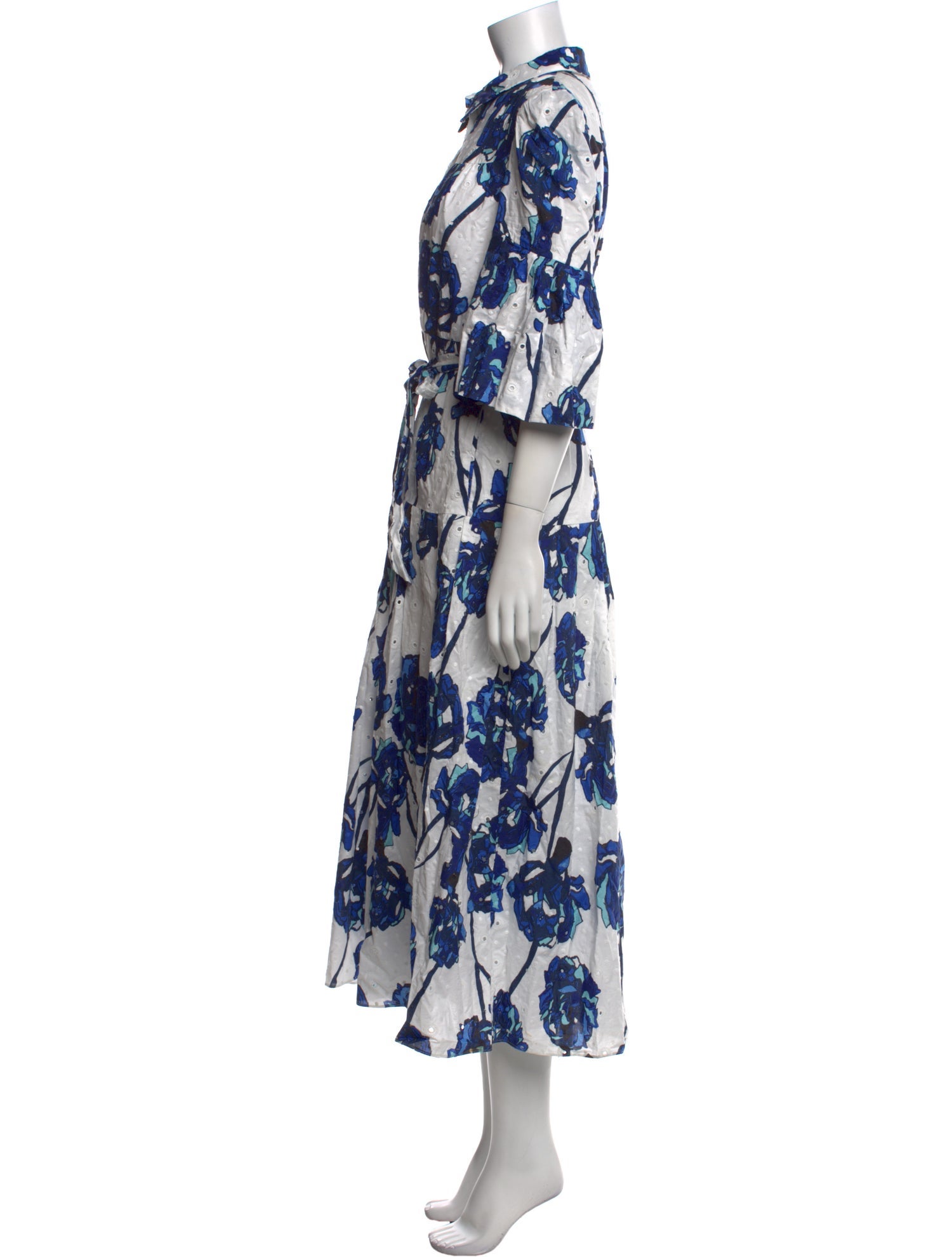Diane von Furstenberg Floral Print Long Dress