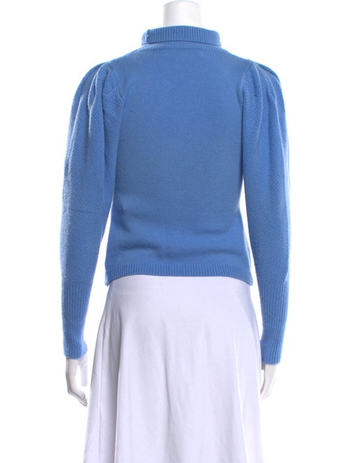 Diane von Furstenberg Wool Mock Neck Sweatshirt