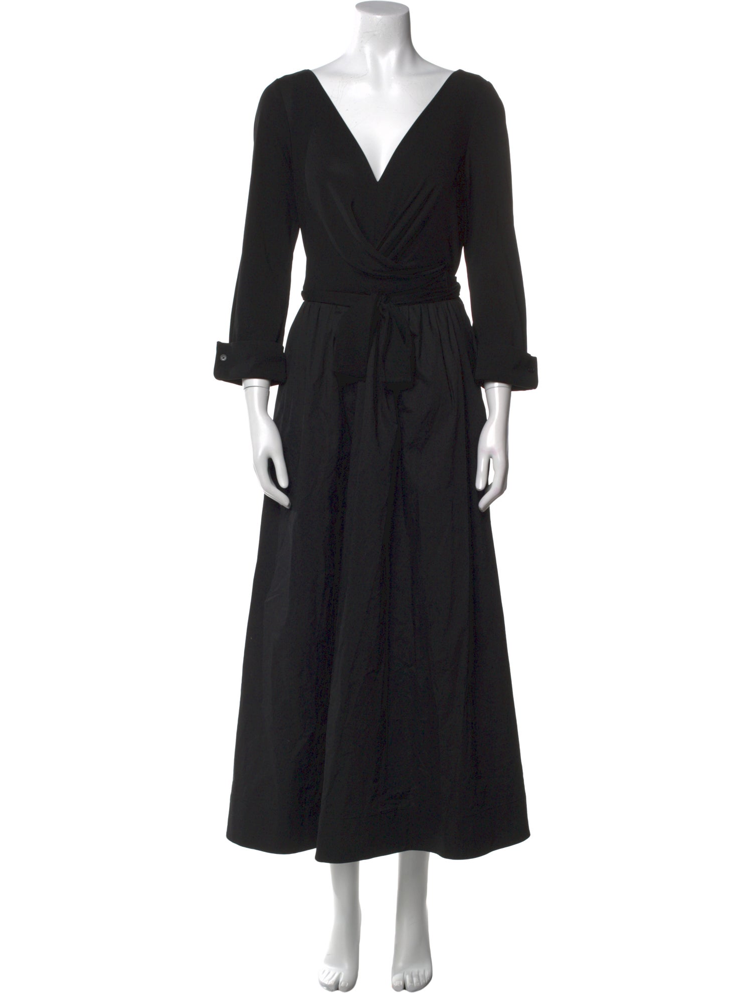 Diane von Furstenberg V-Neck Long Dress w/ Tags