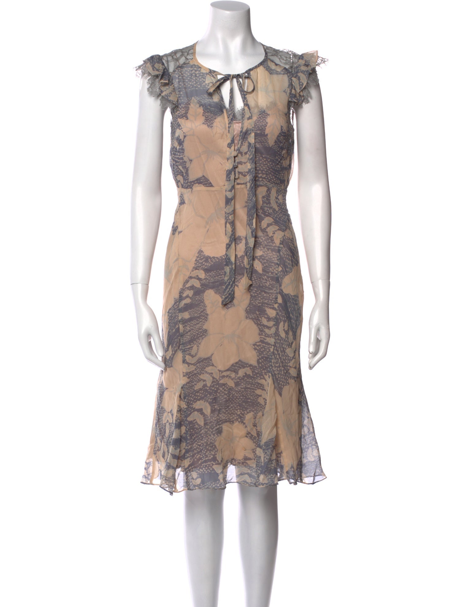 Diane von Furstenberg Silk Knee-Length Dress