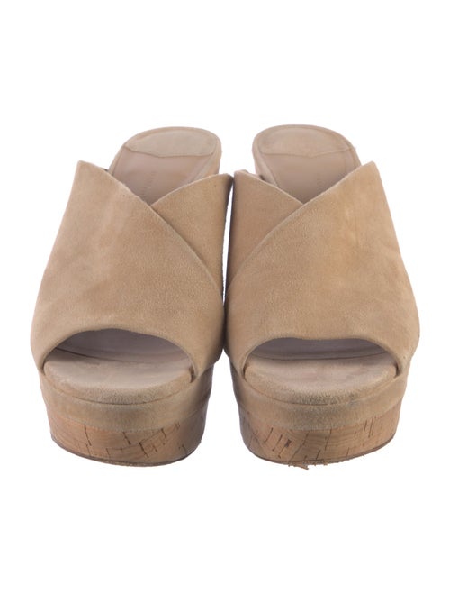 Diane von Furstenberg Suede Cutout Accent Slides