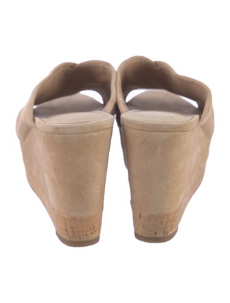 Diane von Furstenberg Suede Cutout Accent Slides