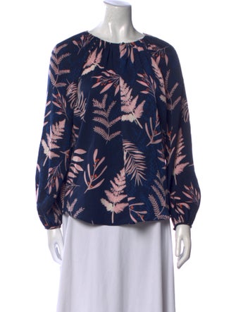 Diane von Furstenberg Silk Printed Blouse