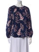 Diane von Furstenberg Silk Printed Blouse