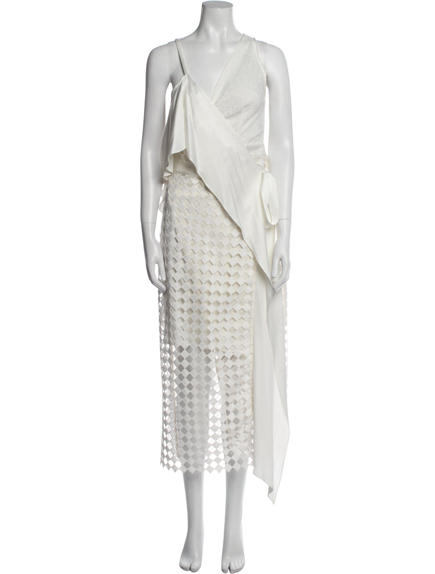 Diane von Furstenberg V-Neck Long Dress