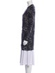 Diane von Furstenberg Wool Animal Print Sweater