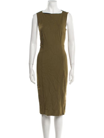 Diane von Furstenberg Square Neckline Midi Length Dress