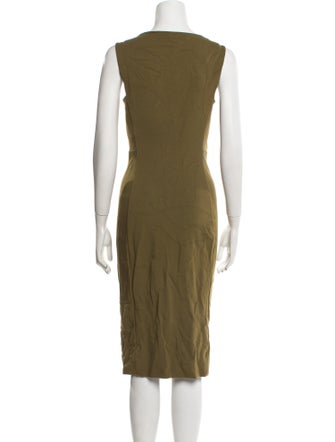 Diane von Furstenberg Square Neckline Midi Length Dress