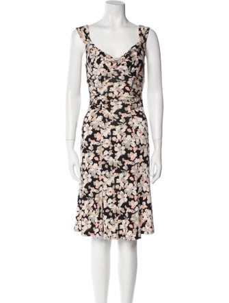 Diane von Furstenberg Silk Knee-Length Dress