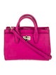 Diane von Furstenberg Embossed Leather Top Handle Bag