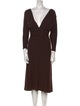 Diane von Furstenberg Wool Midi Length Dress