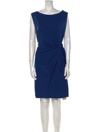 Diane von Furstenberg Bateau Neckline Knee-Length Dress