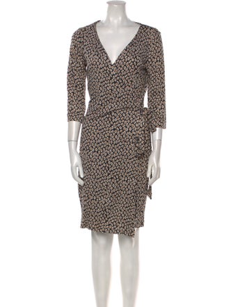 Diane von Furstenberg Silk Knee-Length Dress