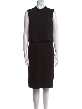 Diane von Furstenberg Crew Neck Midi Length Dress