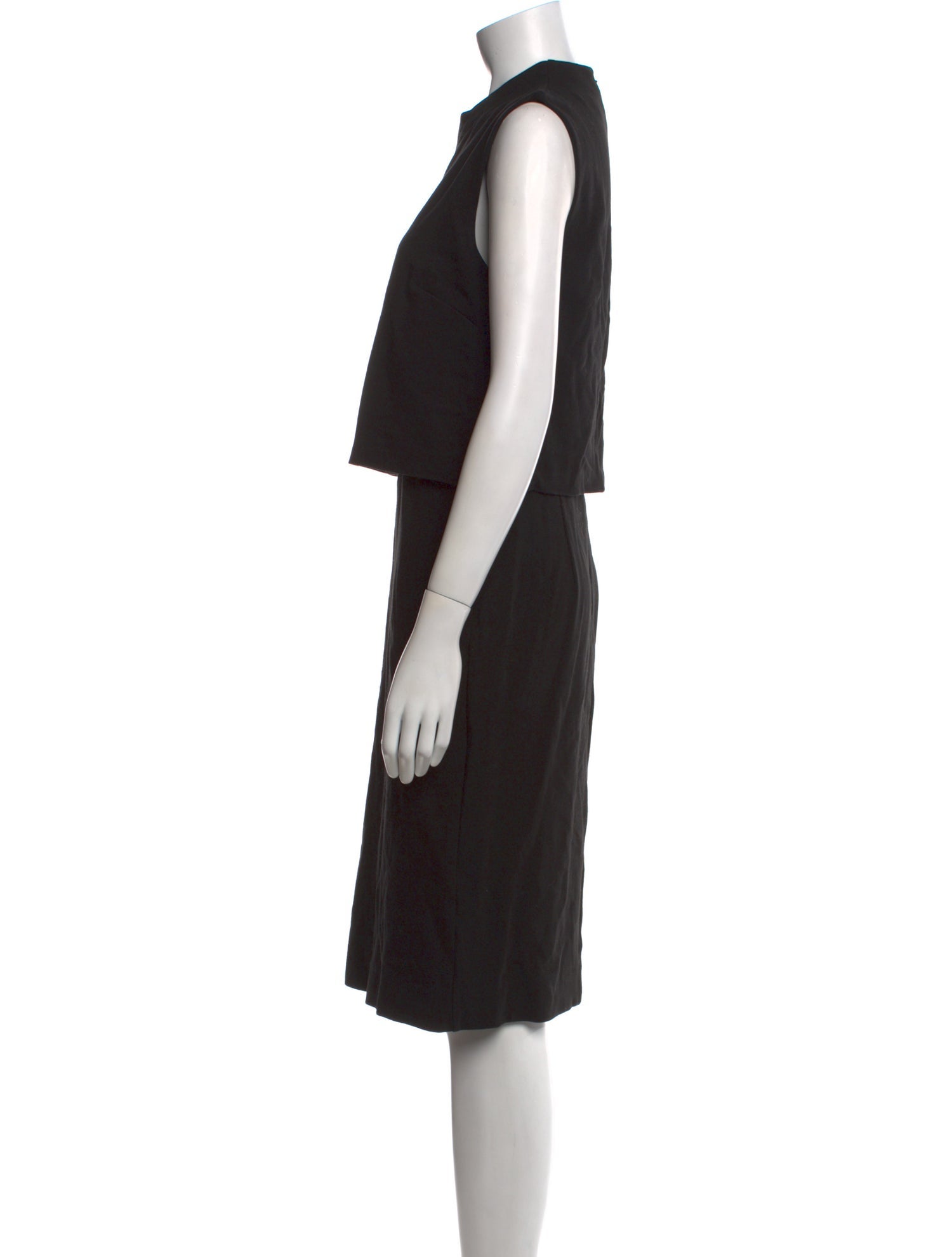 Diane von Furstenberg Crew Neck Midi Length Dress