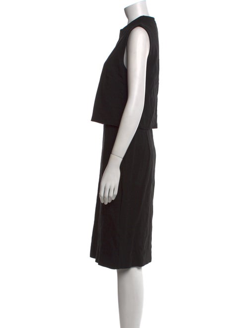 Diane von Furstenberg Crew Neck Midi Length Dress