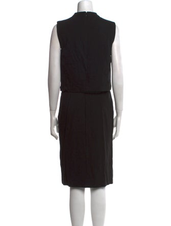 Diane von Furstenberg Crew Neck Midi Length Dress