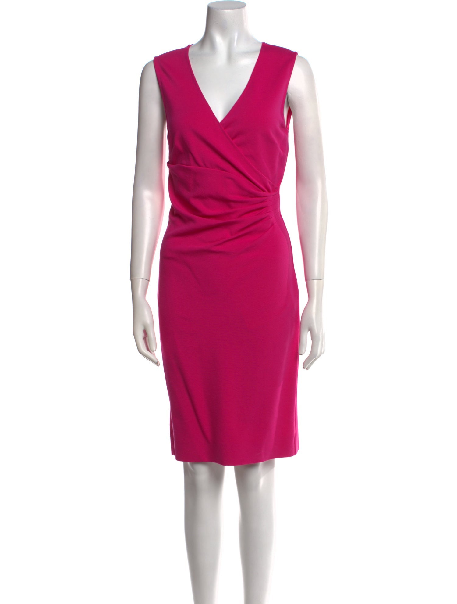 Diane von Furstenberg V-Neck Knee-Length Dress