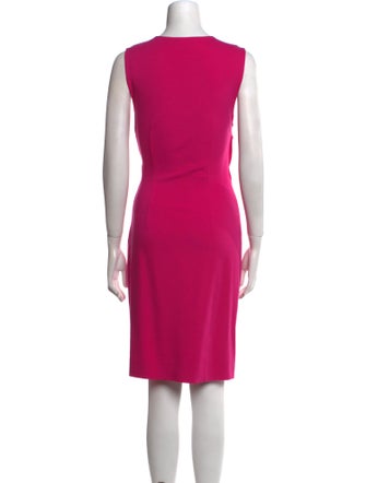 Diane von Furstenberg V-Neck Knee-Length Dress