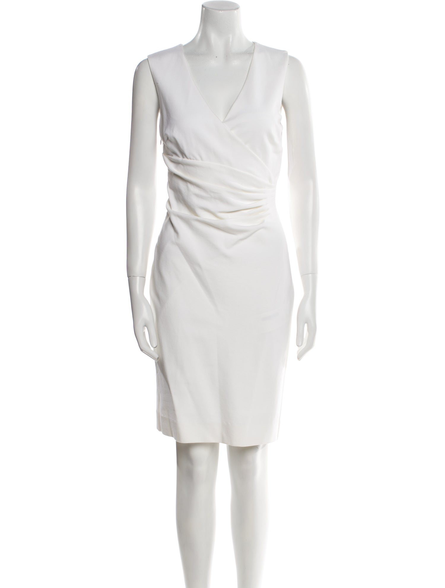 Diane von Furstenberg V-Neck Knee-Length Dress