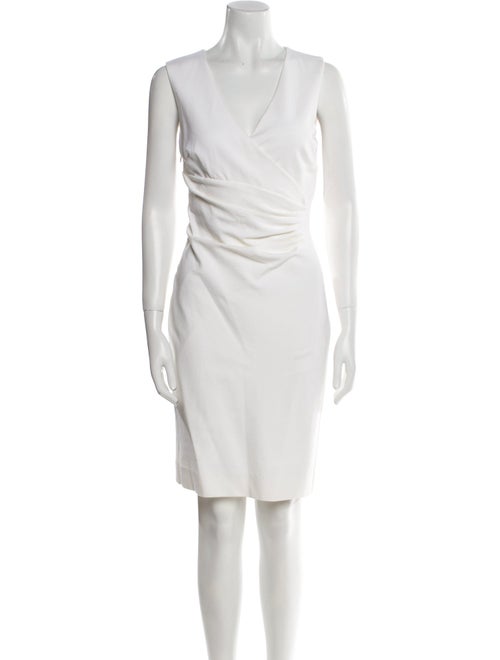 Diane von Furstenberg V-Neck Knee-Length Dress