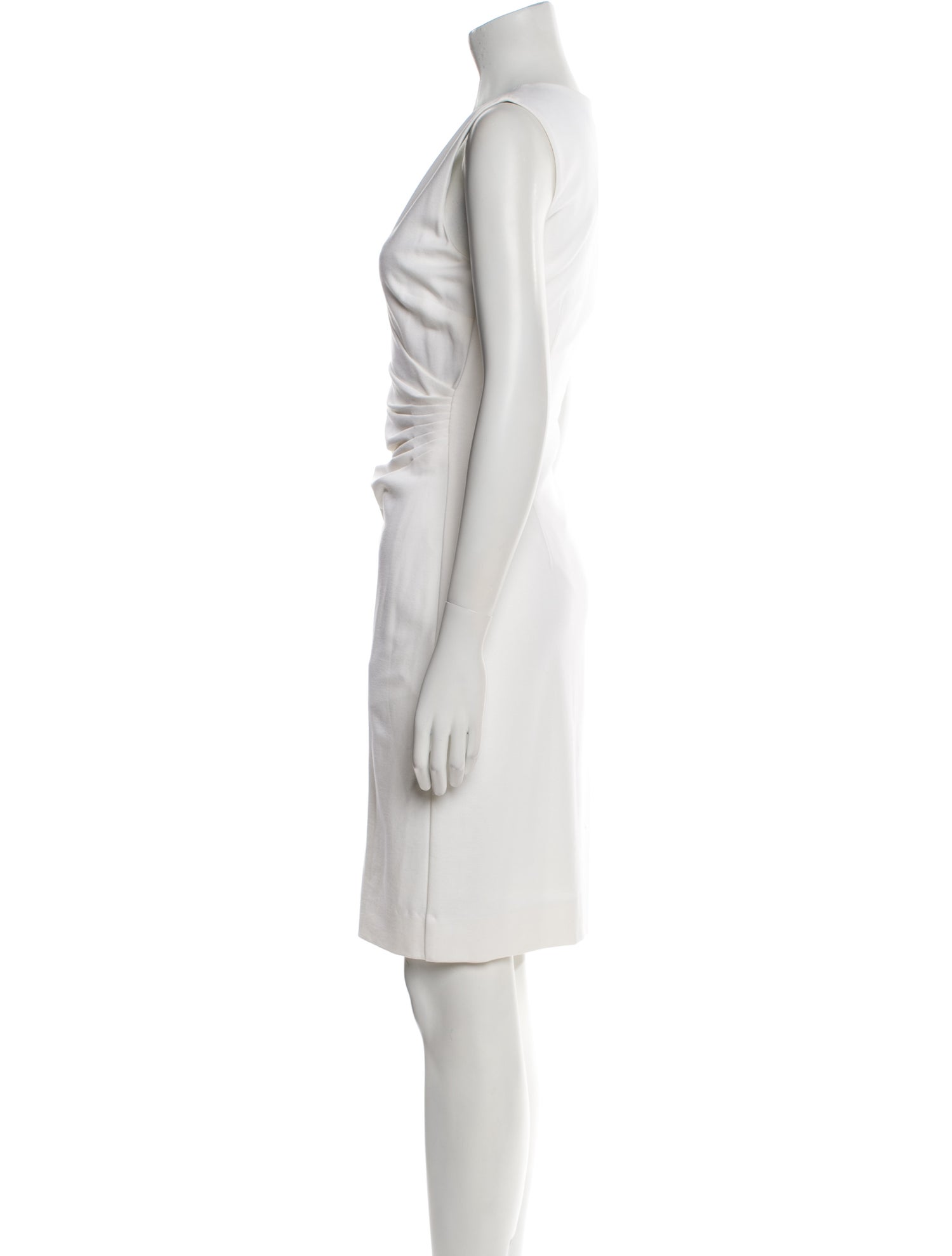 Diane von Furstenberg V-Neck Knee-Length Dress