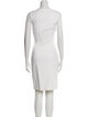 Diane von Furstenberg V-Neck Knee-Length Dress