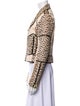 Diane von Furstenberg Animal Print Biker Jacket