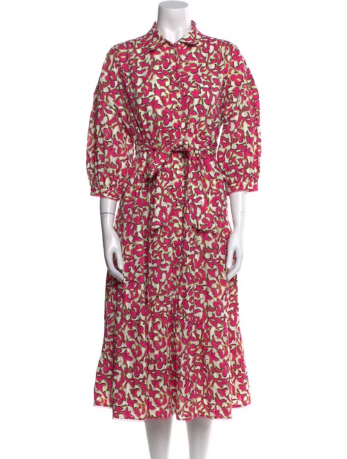 Diane von Furstenberg Printed Midi Length Dress