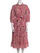 Diane von Furstenberg Printed Midi Length Dress