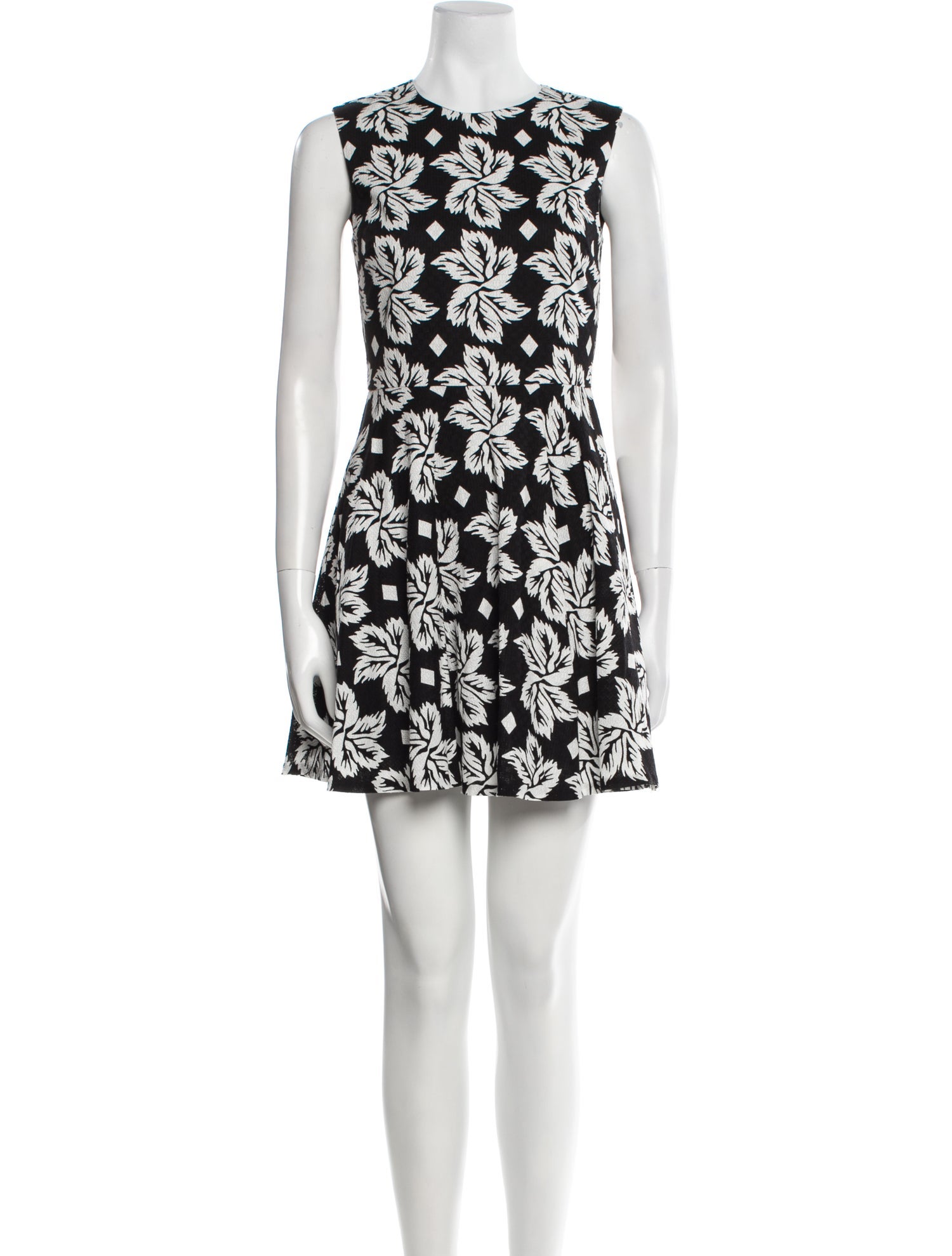 Diane von Furstenberg Floral Print Mini Dress