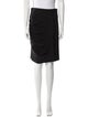 Diane von Furstenberg Pleated Accents Knee-Length Skirt