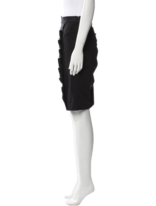 Diane von Furstenberg Pleated Accents Knee-Length Skirt